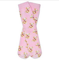 BEARY CUTE PINK SOCKS