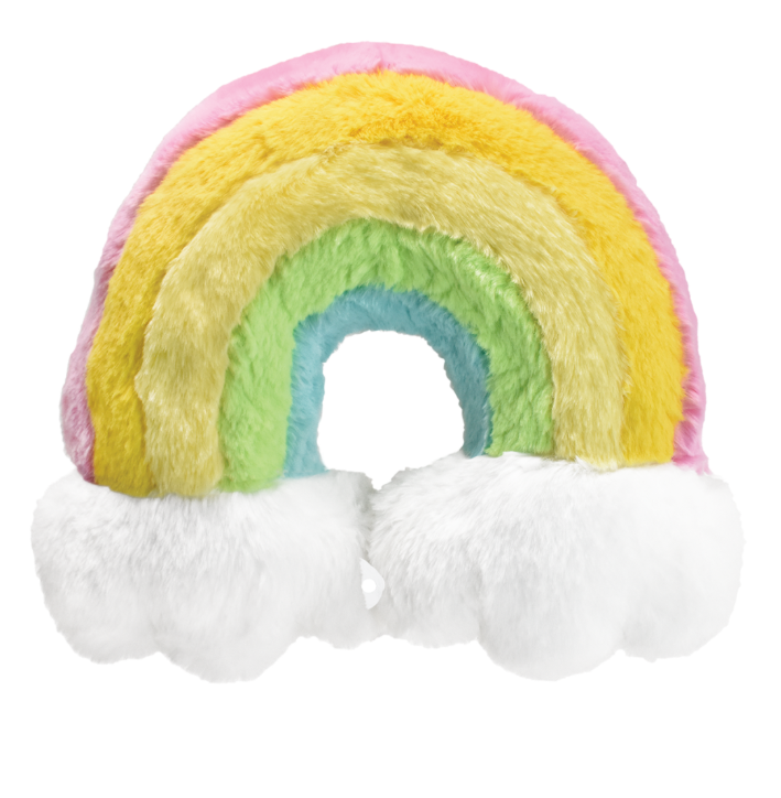 RAINBOW FURRY NECK PILLOW