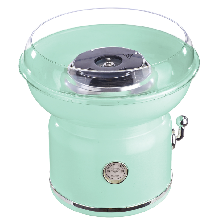 COTTON CANDY MAKER WITH 50 PRINTED STRAWS