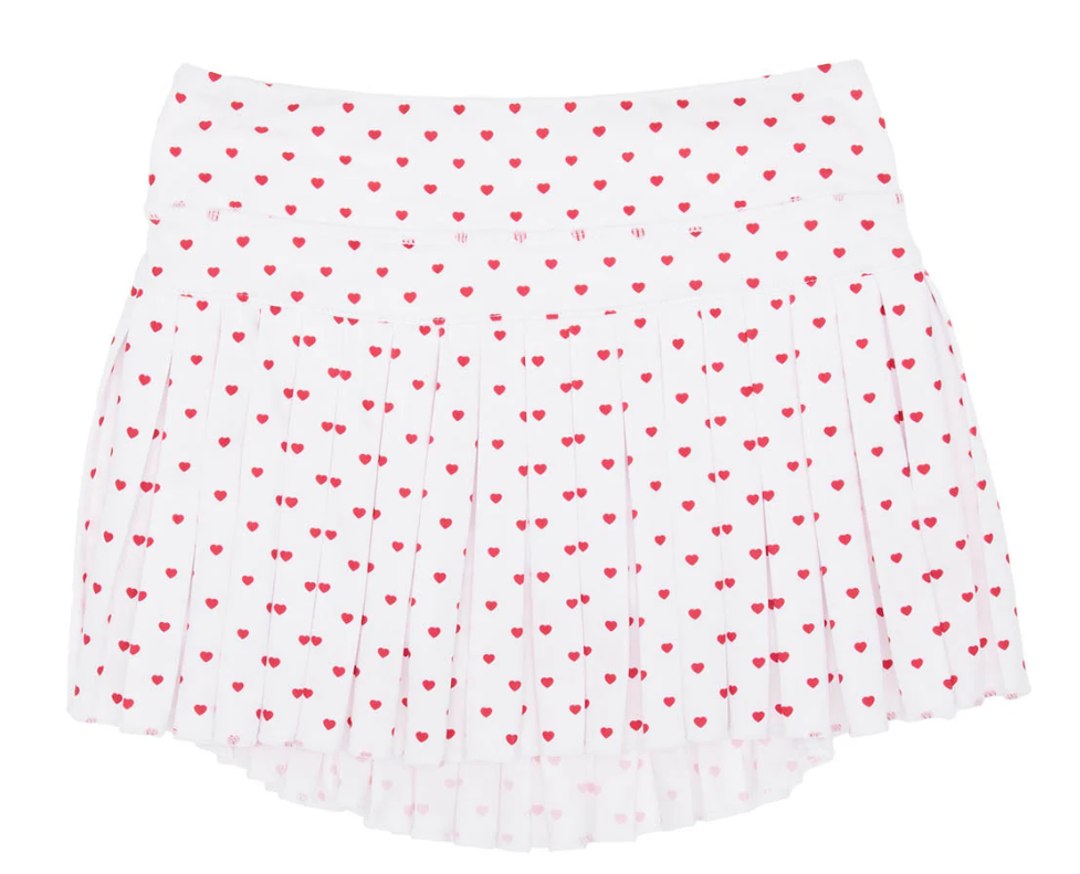 TINY HEARTS MINI PLEAT