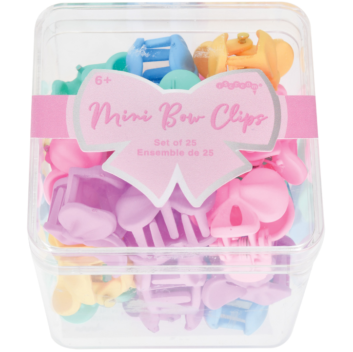 MINI BOWS HAIR CLIP SET
