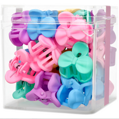 MINI BOWS HAIR CLIP SET