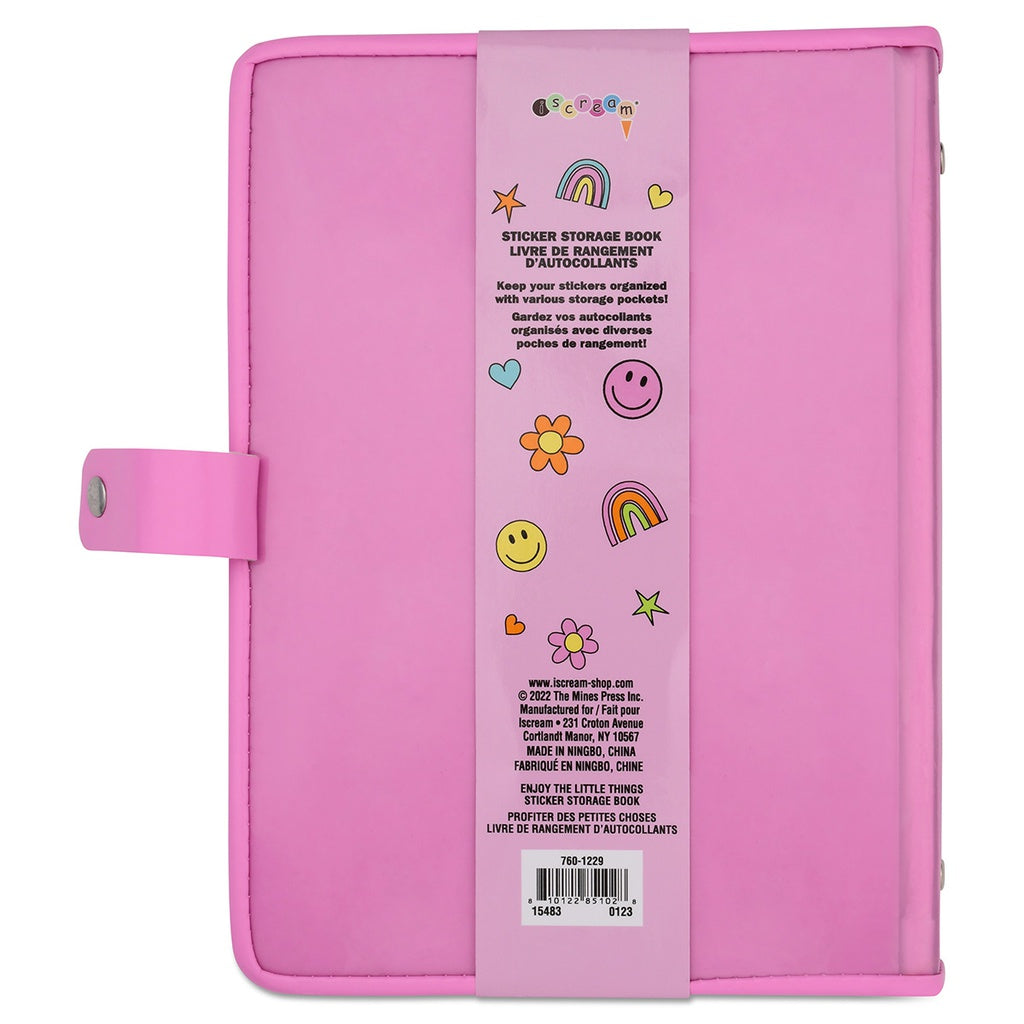 ENJOY THE LITTLE THINGS STICKER STORAGE BOOK