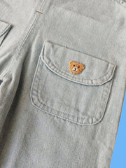 LITTLE BEAR DENIM OVERALL