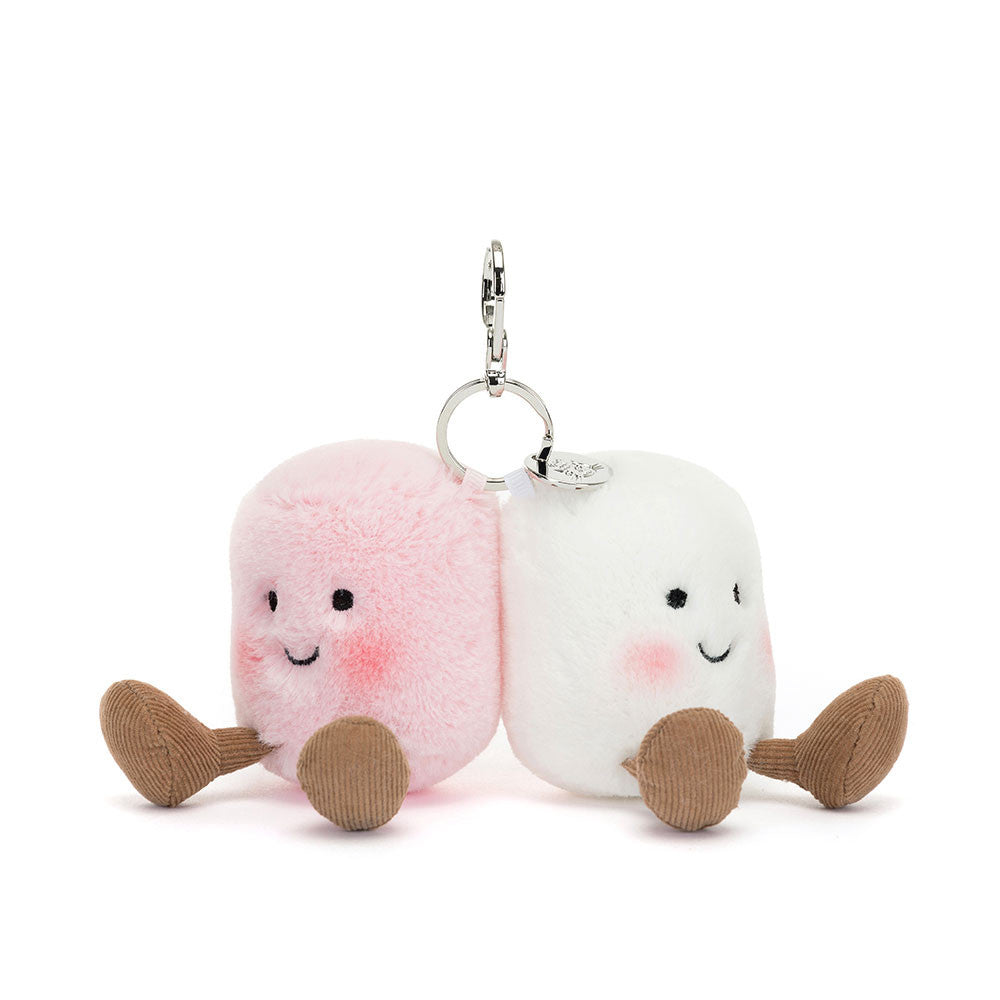 PAIR OF MARSHMALLOWS BAG CHARM