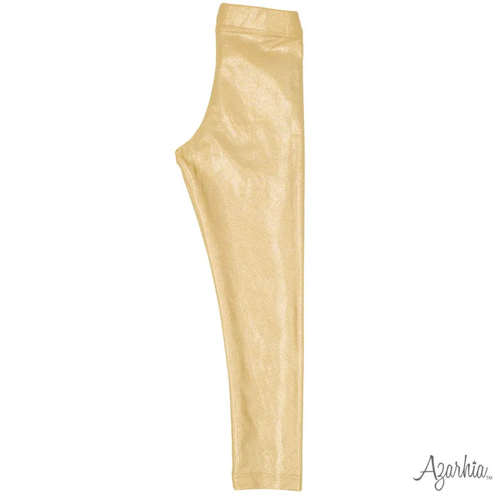 SHIMMER LEGGING IN GOLD