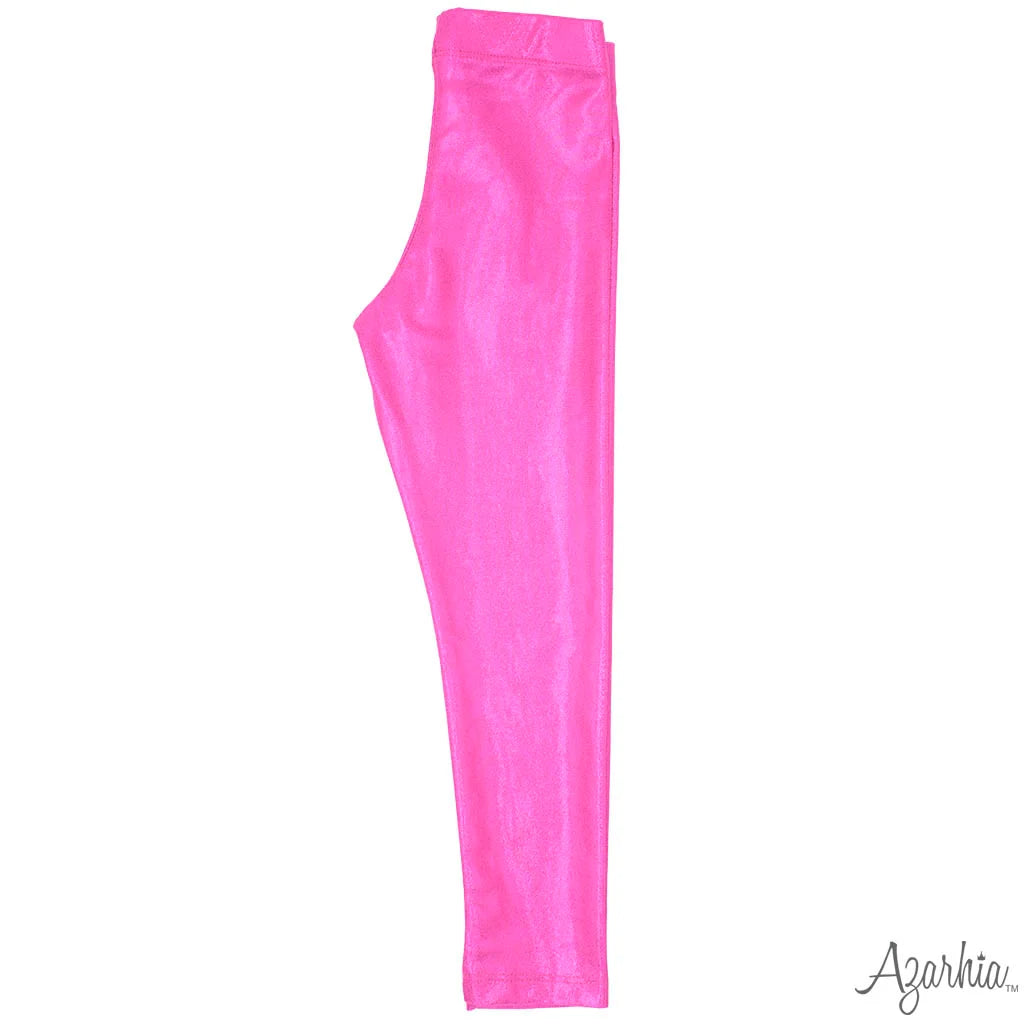 SHIMMER LEGGING IN HOT PINK