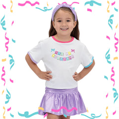 ITS MY BIRTHDAY GLITTER ON WHITE RINGER BOXY