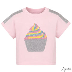 SEQUIN CUPCAKE PINK BOXY