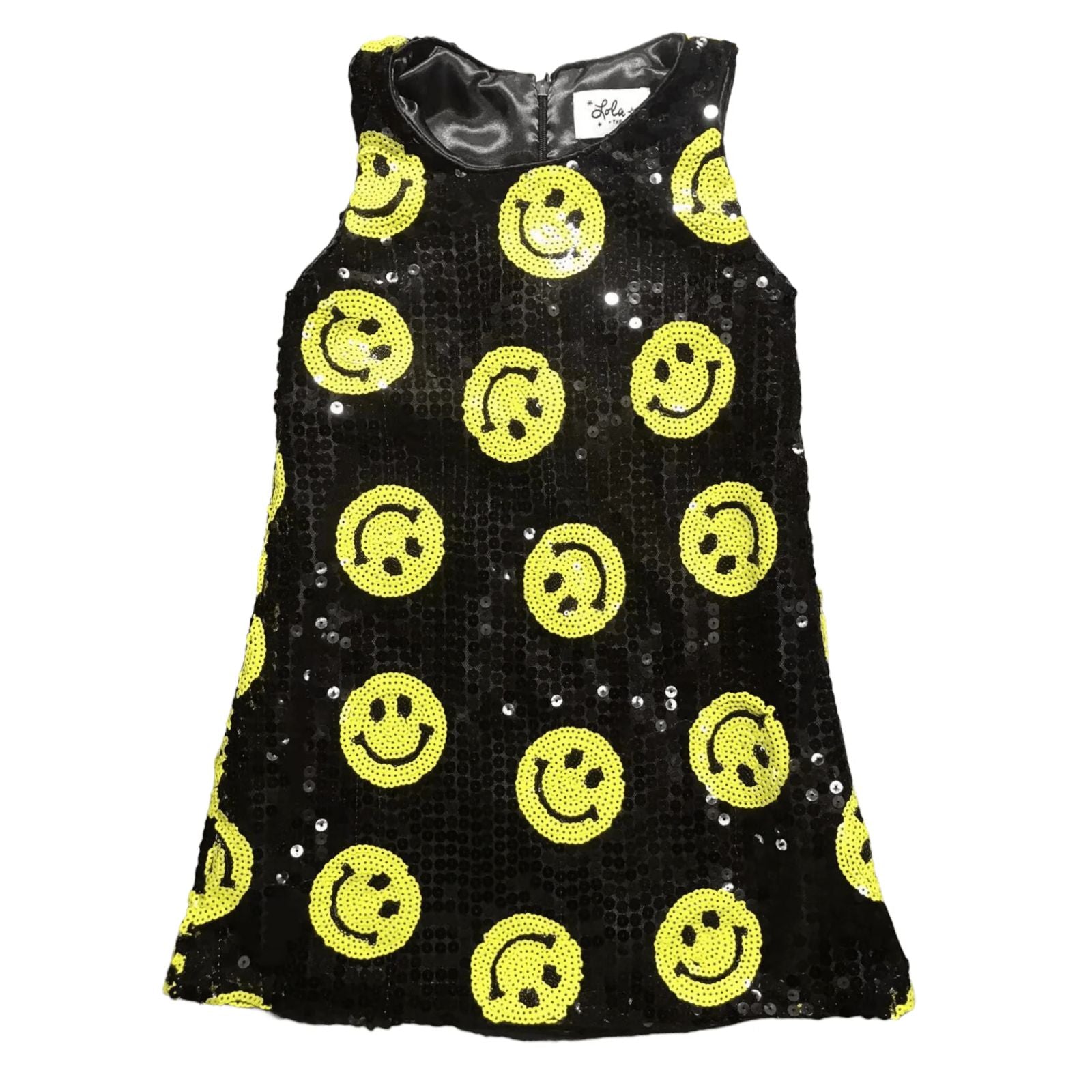 DON´T WORRY BE HAPPY SEQUIN DRESS