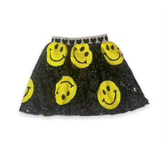 DON´T WORRY BE HAPPY SEQUIN SKIRT