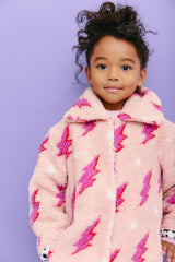 LIGHTING FLASH TEDDY COAT