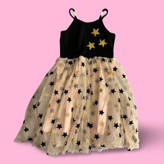 VESTIDO TUL BEIGE STARS