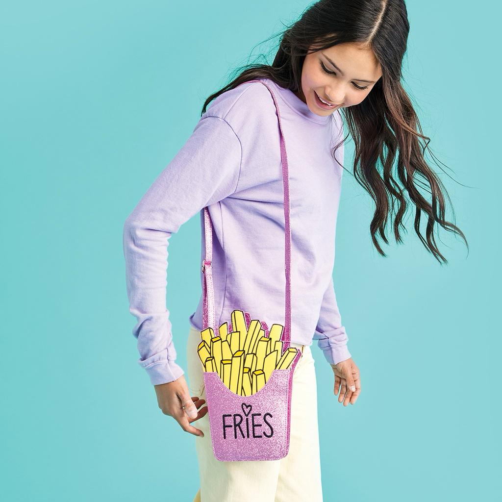 I HEART FRIES CROSSBODY