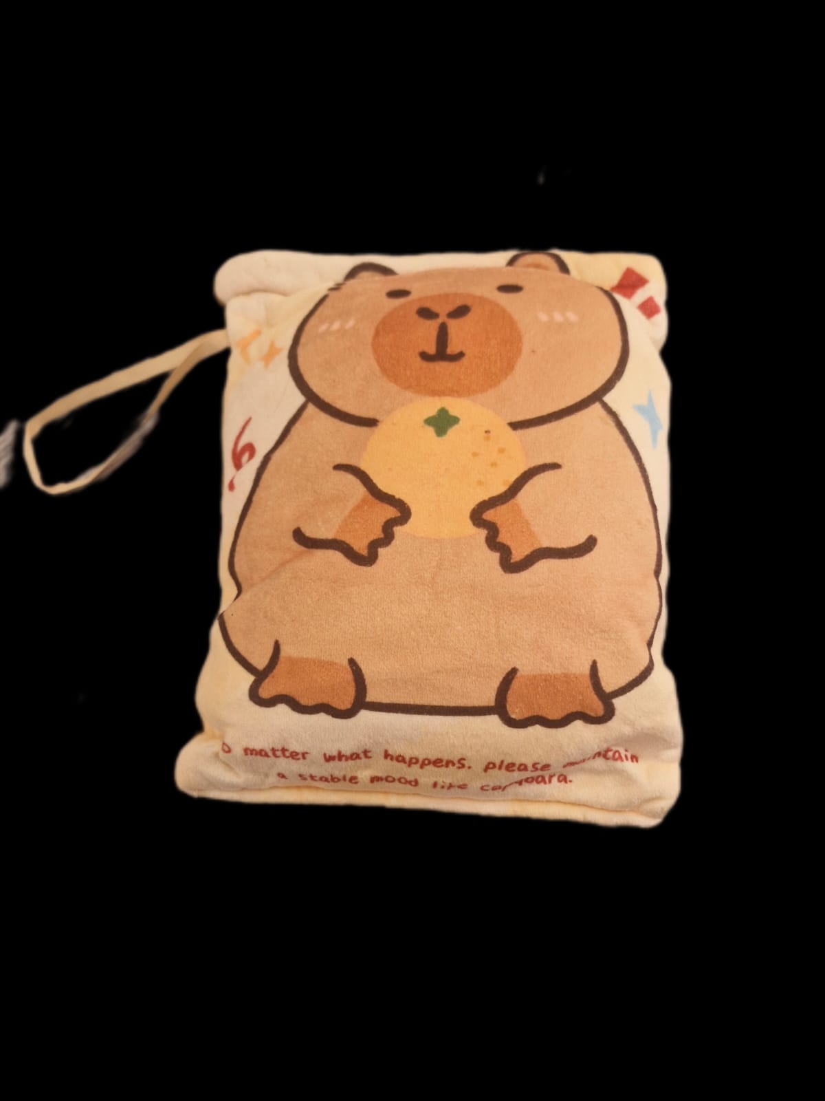 PELUCHE BOLSITA CAPIBARA