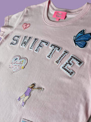 PINK SWIFTIE MULTI PATCH T-SHIRT