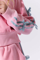 PRETTY IN BOWS VELVET SET