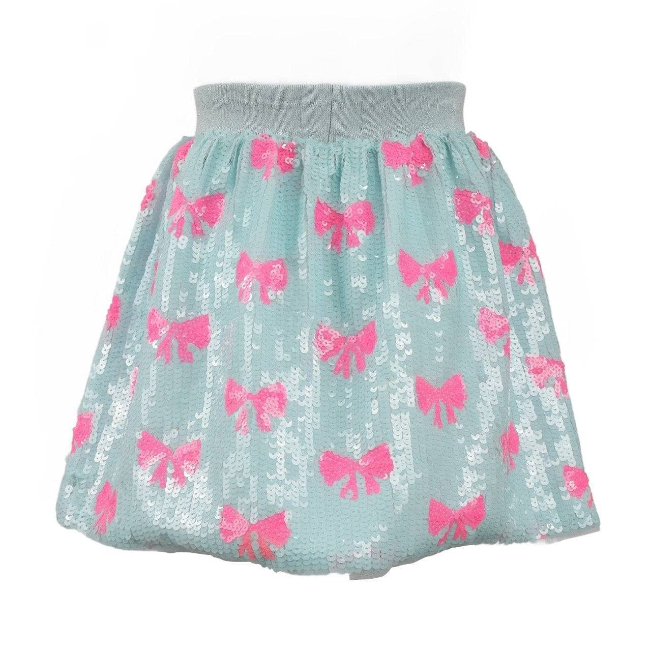 PRETTY IN BOWS SEQUIN SET