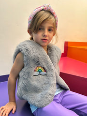 CHALECO PATCH GRIS
