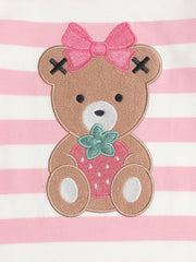 STRAWBERRY STRIPE ROMPER