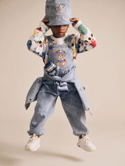 DREAMY DENIM HUXBEAR OVERALLS