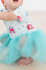 RAINBOW GROOVES TUTU BODYSUIT