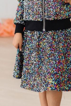 CONFETTI SEQUIN TWIRL SKORT