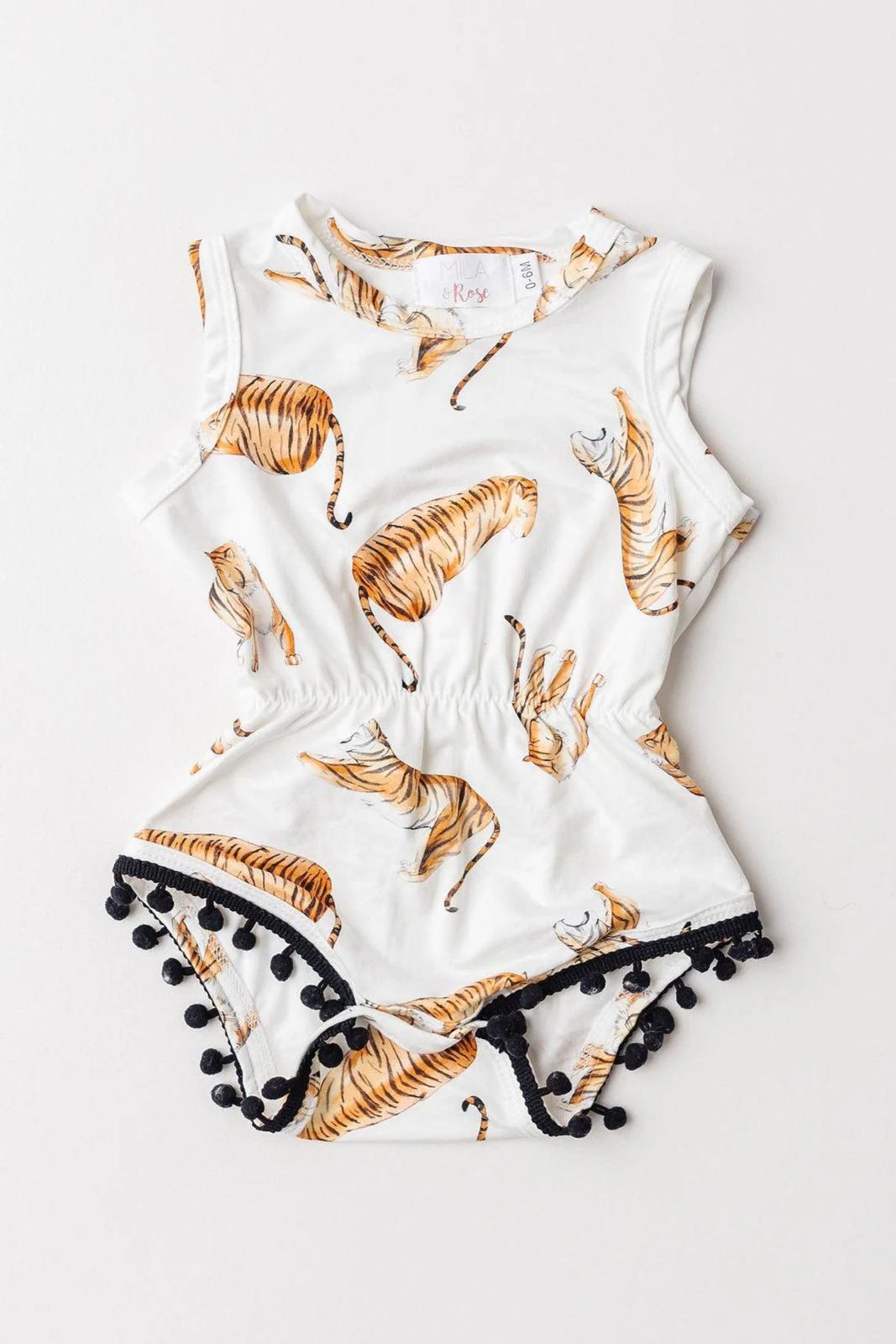 TIGGER QUEEN POM POM ROMPER