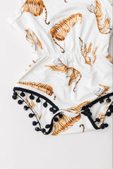 TIGGER QUEEN POM POM ROMPER