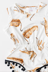 TIGGER QUEEN POM POM ROMPER