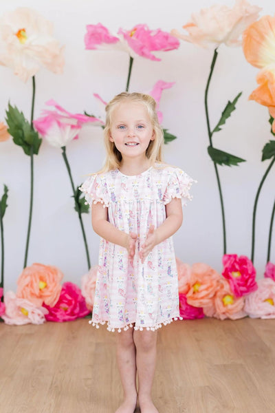 PURR-MAID POM POM DRESS