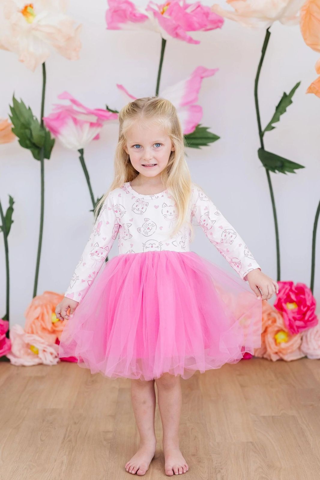 PURR-FECTLY PINK TUTU DRESS