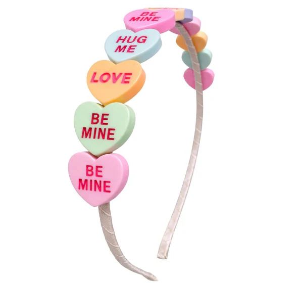 SWEET HEART CHARM THIN HEADBAND