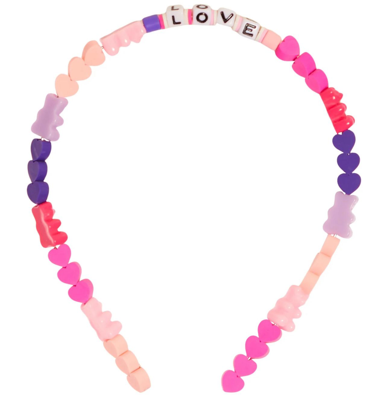 HAPPY AND LOVE 2 PACK CHARM THIN HEADBAND SET