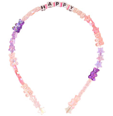 HAPPY AND LOVE 2 PACK CHARM THIN HEADBAND SET