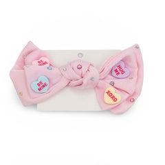 SILK TIE KNOT SWEET HEART CLIP