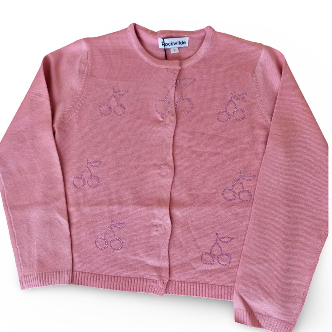 CHERRY CARDIGAN SWEATER