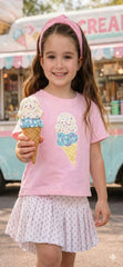 GLITTER ICE CREAM PINK BOXY