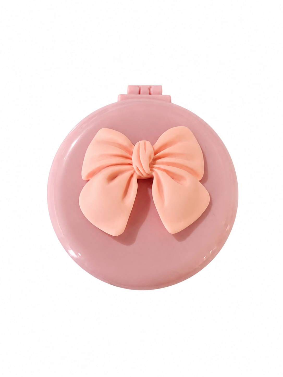 BOW POP UP SHELL MIRROR & HAIR BRUSH