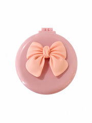 BOW POP UP SHELL MIRROR & HAIR BRUSH