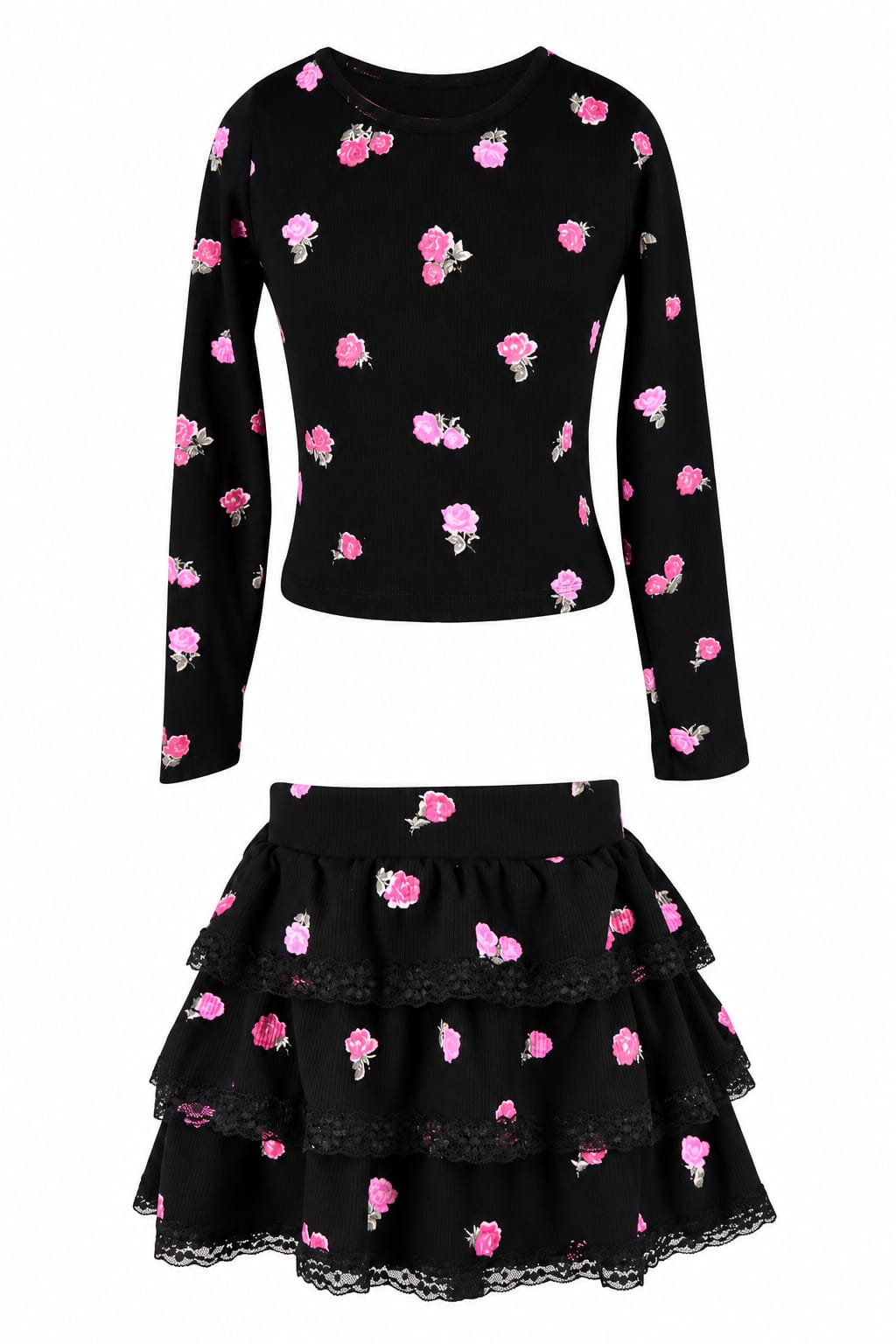 BACK PINK FUCSHIA SET