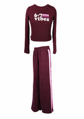 BURGUNDY FRENCH SET