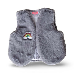 CHALECO PATCH GRIS