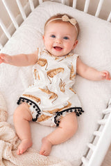 TIGGER QUEEN POM POM ROMPER