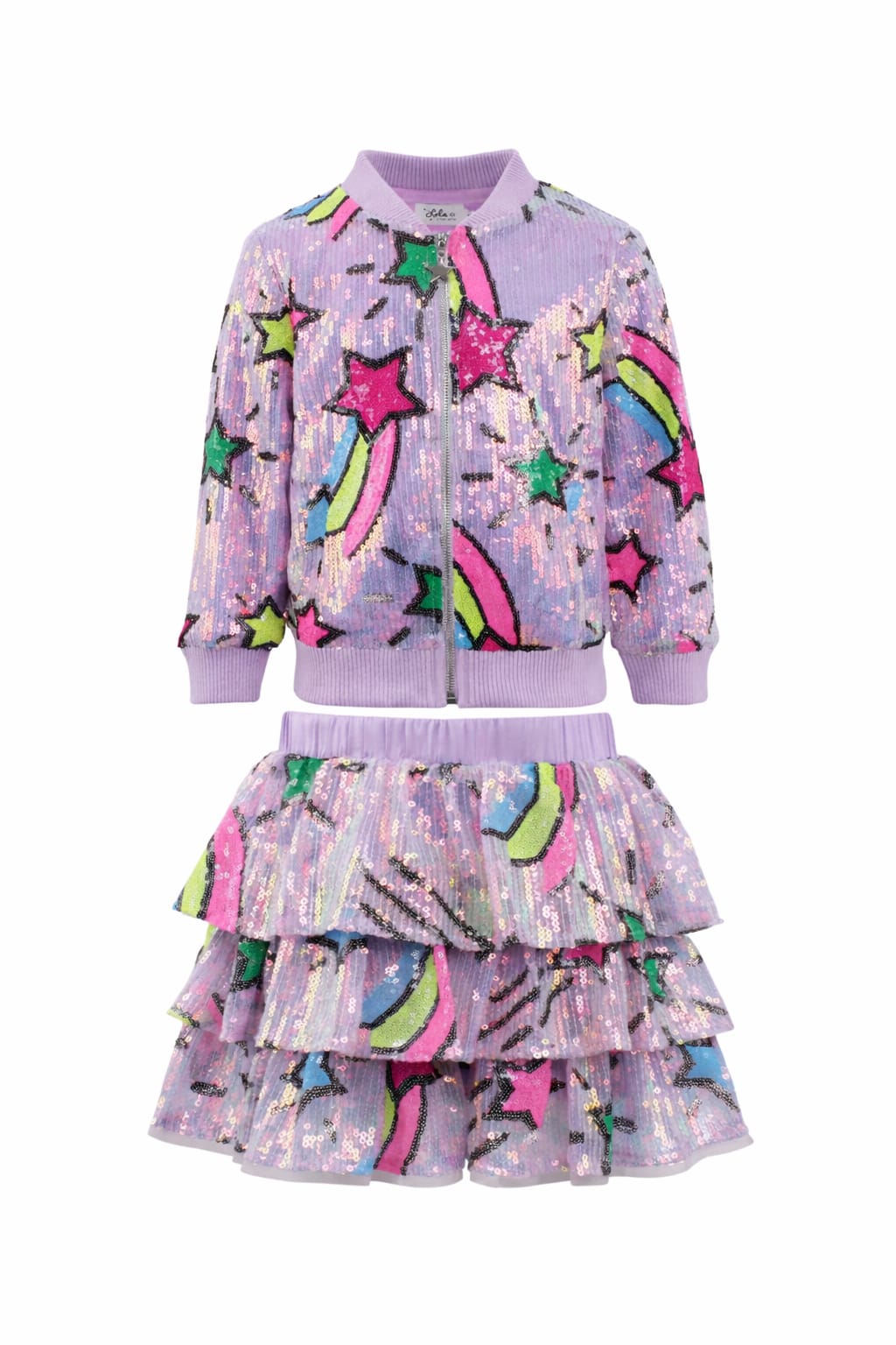 LAVENDER SHOOTING STAR SEQUIN SET