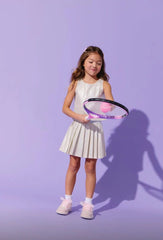 CREAM CRYSTAL TENNIS SET
