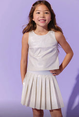 CREAM CRYSTAL TENNIS SET