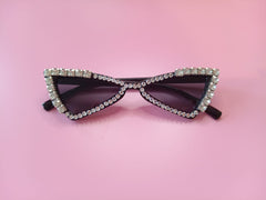 LENTES DE SOL NEGRO GLITTER