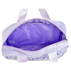 LOVE TO DANCE QUILTED LARGE COSMETIC BAG