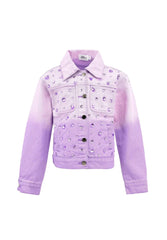 LAVENDER HAZE GEM DENIM JACKET